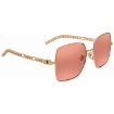 Picture of GUCCI Orange Shiny Square Ladies Sunglasses