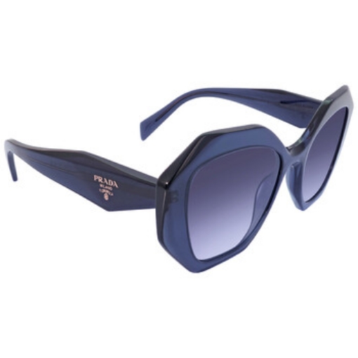 Picture of PRADA Light Violet Gradient Blue Irregular Ladies Sunglasses