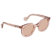 Picture of MONCLER Mirrored Bordeaux Round Ladies Sunglasses