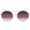 Picture of GUCCI Triple Gradient Violet/Brown/Light Blue Round Ladies Sunglasses