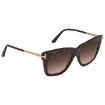 Picture of TOM FORD Dasha Brown Gradient Sport Ladies Sunglasses