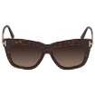 Picture of TOM FORD Dasha Brown Gradient Sport Ladies Sunglasses