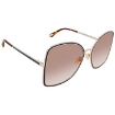 Picture of CHLOE Orange Gradient Brick Square Ladies Sunglasses