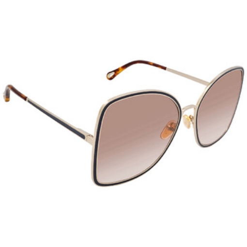 Picture of CHLOE Orange Gradient Brick Square Ladies Sunglasses