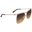 Picture of GUCCI Yellow Gradient Square Ladies Sunglasses GG0820S-003 63