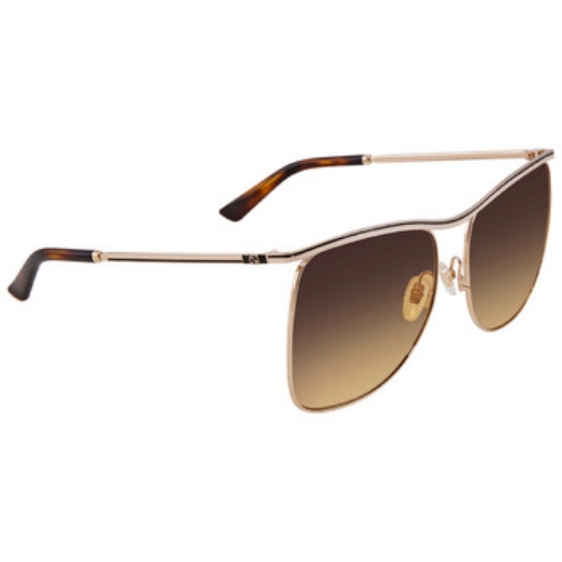 Picture of GUCCI Yellow Gradient Square Ladies Sunglasses GG0820S-003 63