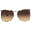 Picture of GUCCI Yellow Gradient Square Ladies Sunglasses GG0820S-003 63