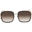 Picture of GUCCI Brown Square Ladies Sunglasses