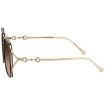 Picture of GUCCI Brown Square Ladies Sunglasses