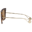 Picture of GUCCI Brown Square Ladies Sunglasses