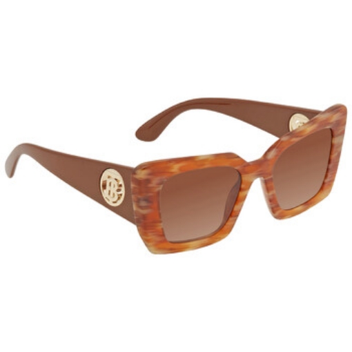 Picture of BURBERRY Daisy Gradient Brown Cat Eye Ladies Sunglasses