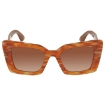 Picture of BURBERRY Daisy Gradient Brown Cat Eye Ladies Sunglasses