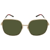 Picture of GUCCI Green Square Ladies Sunglasses