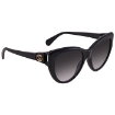 Picture of GUCCI Grey Gradient Cat Eye Ladies Sunglasses GG0877S-001 56