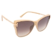 Picture of TOM FORD Beige Butterfly Ladies Sunglasses