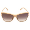 Picture of TOM FORD Beige Butterfly Ladies Sunglasses