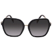 Picture of VALENTINO GARAVANI Gradient Grey Butterfly Ladies Sunglasses