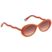 Picture of CHLOE Red Gradient Oval Ladies Sunglasses