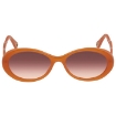 Picture of CHLOE Red Gradient Oval Ladies Sunglasses