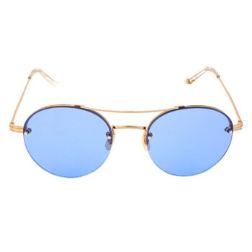 Picture of GARRETT LEIGHT Beaumont Blue Magic Round Ladies Sunglasses