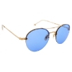 Picture of GARRETT LEIGHT Beaumont Blue Magic Round Ladies Sunglasses