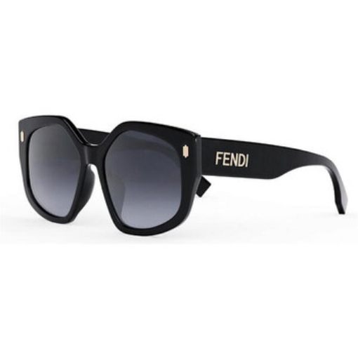 Picture of FENDI Gradient Blue Geometric Ladies Sunglasses