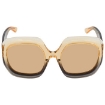 Picture of GUCCI Yellow Oversized Ladies Sunglasses