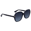 Picture of GUCCI Grey Gradient Square Ladies Sunglasses