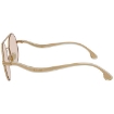 Picture of JIMMY CHOO Gold Mirror Round Ladies Sunglasses