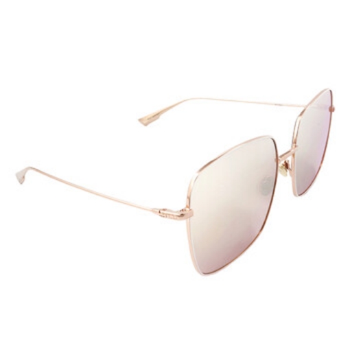 Picture of DIOR Gold Square Ladies Sunglasses