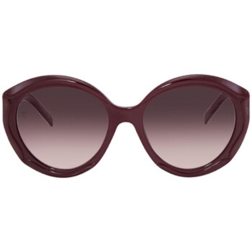 Picture of ELIE SAAB Ladies Purple Oval Sunglasses