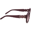 Picture of ELIE SAAB Ladies Purple Oval Sunglasses