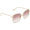 Picture of CHLOE Pink Gradient Square Ladies Sunglasses