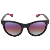 Picture of MONCLER Grey Multicolor Mirror Round Ladies Sunglasses