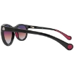 Picture of MONCLER Grey Multicolor Mirror Round Ladies Sunglasses