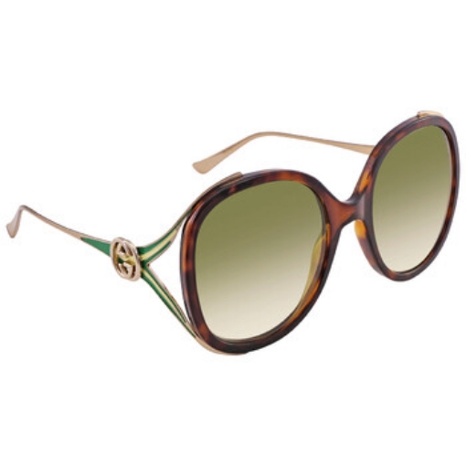 Picture of GUCCI Gradient Green Butterfly Ladies Sunglasses