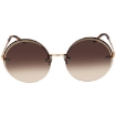 Picture of POMELLATO Light Blue Brown Round Ladies Sunglasses