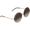 Picture of POMELLATO Light Blue Brown Round Ladies Sunglasses