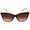 Picture of BURBERRY Brown Gradient Cat Eye Ladies Sunglasses