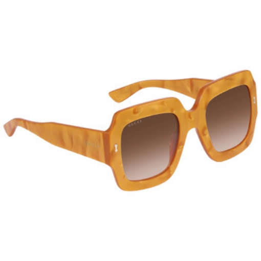 Picture of GUCCI Brown Gradient Square Ladies Sunglasses