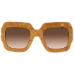 Picture of GUCCI Brown Gradient Square Ladies Sunglasses