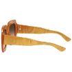 Picture of GUCCI Brown Gradient Square Ladies Sunglasses