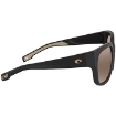 Picture of COSTA DEL MAR Waterwoman 2 Copper Silver Mirror Glass Polarized Cat Eye Ladies Sunglasses