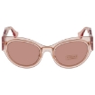 Picture of VERSACE Light Brown Cat Eye Ladies Sunglasses