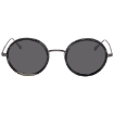 Picture of GARRETT LEIGHT Playa Semi Flat Black Round Ladies Sunglasses