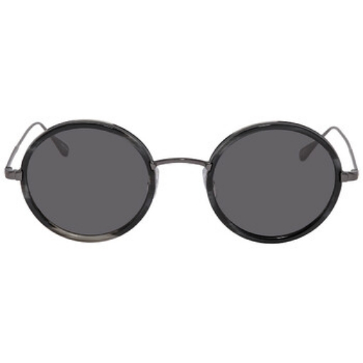 Picture of GARRETT LEIGHT Playa Semi Flat Black Round Ladies Sunglasses