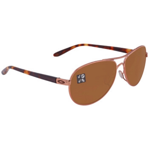 Picture of OAKLEY Feedback Brown Gradient Polarized Pilot Ladies Sunglasses