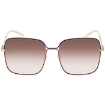 Picture of GUCCI Orange Gradient Square Ladies Sunglasses