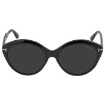 Picture of TOM FORD Maxine Gradient Smoke Round Ladies Sunglasses