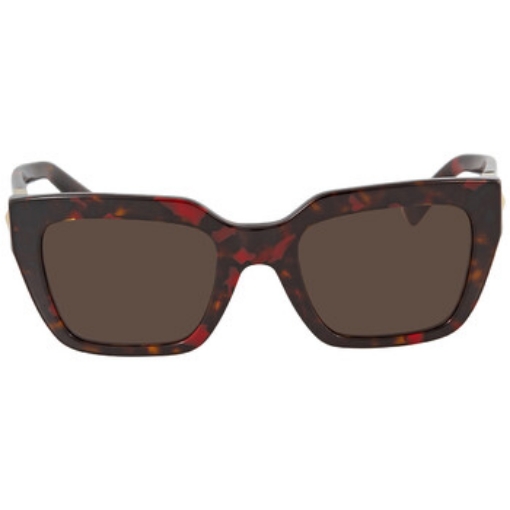 Picture of VALENTINO GARAVANI Brown Square Ladies Sunglasses